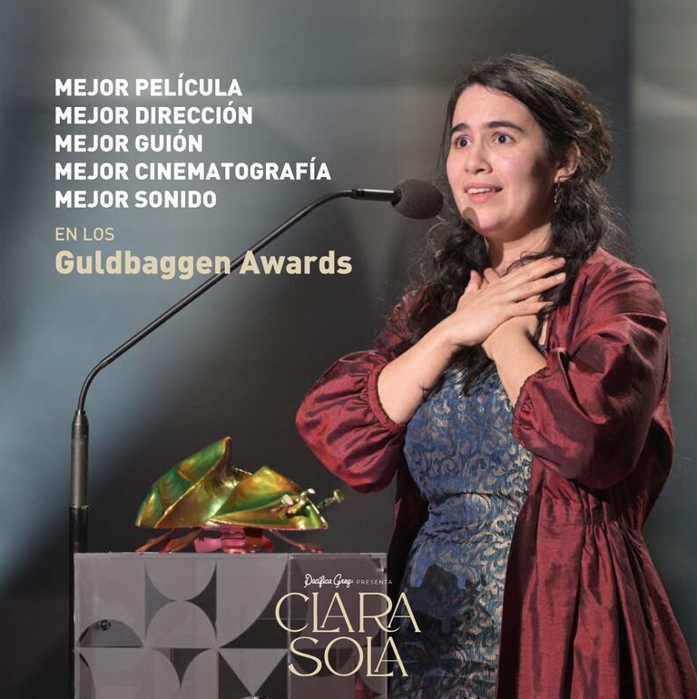 Clara Sola reconocida como Mejor Película en los Guldbaggen Awards en Suecia